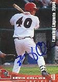 Kevin Collins, Lansing Lugnuts - Cubs Affiliate Autographed Card