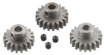 Novak 5123 Mod 1 5mm Steel Pinion 3-Pack (18/19/20)