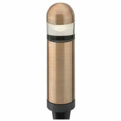 Tools: Malibu Low Voltage Metal Capped  20 Watt Landscape Bollard Light, Antique Copper #CL635RK