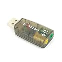 External 5.1 USB 3D Audio Sound Card Adapter for PC Desktop Notebook Laptop