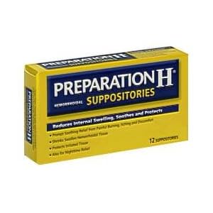 Preparation H Hemorrhoidal Suppositories