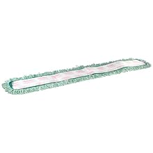 Rubbermaid Commercial FGQ43800 Hygen Microfiber Single-Sided Fringed Dust Mop, 40" Length x 9" Width x 0.5" Height, Green