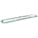 Rubbermaid FGQ43800 Hygen Microfiber Single-Sided Fringed Dust Mop, 40" Length x 9" Width x 0.5" Height, Green