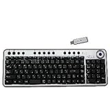 アクロス USB2.4GHzマルチメディアワイヤレスキーボード 10Key付フルサイズ ASB-KYFK