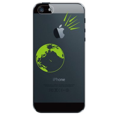 隕石 meteorite【ライトグリーン】 / iPhone5ケース【iphone5 ケース カバー】【スマホケース】【スマートフォン ケース】