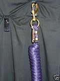 WEAVER LEAD Rope HALTER Miniature mini Horse Purple