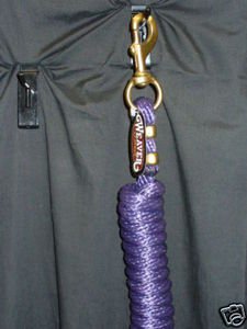 WEAVER LEAD Rope HALTER Miniature mini Horse Purple