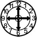 Giant 36 Inch Diameter Hand-crafted Tower Wall Clock (Arabic Numerals, Celtic Cross S...