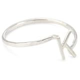 Melissa Joy Manning Alphabet Silver Initial K 