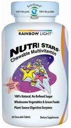 RAINBOW LIGHT N-STARS,CHLD MULTICHW FRT, 120 TAB