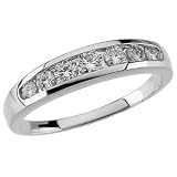 Platinum Diamond Wedding/Anniversary Band - 0.37 Ct.TW