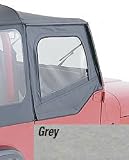 Rampage Products 89611 Door Skin Only, Pair, 87-95 Jeep Wrangler, Charcoal Gray