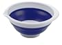 Progressive International 5 Quart Collapsible Bowl, Blue and White