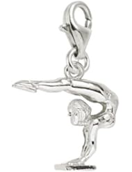 Rembrandt Charms Gymnast Charm with Lobster Clasp