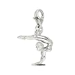 Rembrandt Charms Gymnast Charm with Lobster Clasp