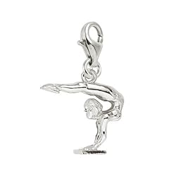 Rembrandt Charms Gymnast Charm with Lobster Clasp