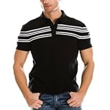 Armani Exchange Staggered Stripe Polo
