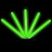 Lumistick 6 Inch Standard Glow Sticks with Strings - Kids Safe & Non-Toxic Light Up Sticks - Illuminating Luminescent Bulk Sticks - Glows in The Dark Chem Lights (Green, 25 Glow Sticks)