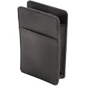 DURAGADGET  leather GPS satellite navigation carry case sleeve pouch for Garmin Nuvi 200w, Nuvi 205w,  250w, N255w, 260w,  265w, 265wt, 270w, 600, 610, 650,  660,  670,  680,  750, 760,  760t,  765, 770, 775,  775t, 780, 850,  875, 880,  1300,  1350, 1350t, 1370t,  1390t, series Widescreen models 10 YEAR WARRANTY BONUS SCREEEN PROTECTOR