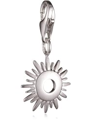VINANI brand Germany 925 Sterling Silver Charm Pendant small Sun matte/shiny HSOO