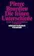 Die feinen Unterschiede.