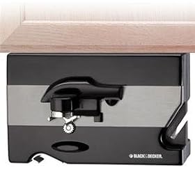 Black and Decker CO85BM Spacemaker Can Opener, Black Brushed Metal by Black & Decker
