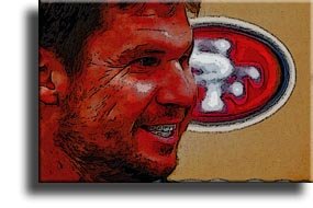 Completely Handpainted American Football Sport Painting, Custom Order FL4329, Oil on Canvas, with Option to Paint Jerry, Brett & Co. from Any Other Favorite Photograph or Picture, Unframed, Size 11