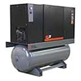 - Chicago Pneumatic Quiet Rotary Screw Air Compressor with Dryer - 20 HP, 230 Volts, 3 Phase, Model# QRS20HPD-150