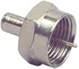 75 Ohm F Terminator (4-Pack) for Cable TV Connections