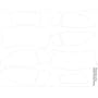 UPG8001 ASC RC8T Stock Body Window Masks