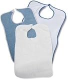Hook & Loop Terry Bibs(1 dozen)