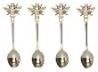 Decorative Stainless Steel Honeybee Mini Fork Set of Four