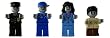Zombie Family Set - Hand Customized 2" LEGO Figures