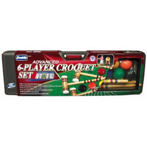 Childrens Toyshop  Sporting Goods : Advanced 6-Player Croquet Set