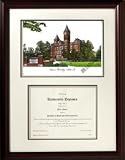 Auburn University Graduate Framed Lithograph with Diploma Frame