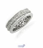 14K White Gold 2.35 Carat Diamond Ring - Size 9