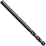 Cleveland 3780 Cobalt Steel Jobbers' Length Drill Bit, Short Flute, Black Oxide, Round Shank, 135 Degree Split Point, Wire Size #20 (Pack of 10)