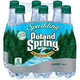 Poland Spring sparkling Spring Water Original - 6 pk (075720003297)