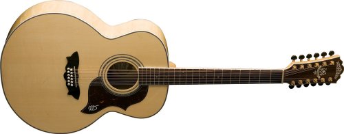 Washburn Cumberland Series J28S12DLK Acoustic Guitar