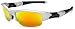 Fire Lens
Oakley Men's Flak Jacket Sunglasses,Silver Frame/Fire Lens,one size