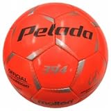 <サッカー>molten/モルテン ペレーダ394 4号球(検定球) 蛍光オレンジ PF394KO