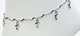 Anklet Bracelet Fashion Jewelry - Silver Tone Dolphins