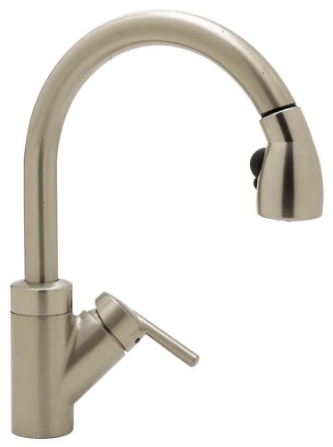 Blanco 440616 Rados Kitchen Faucet with Pull-Down Spray, Satin Nickel