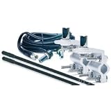 3' DUAL CB ANT KIT 16GA PLAT BLACK 