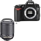 Nikon D90 Digital SLR Camera with 55mm - 200mm f/4-5.6G ED AF-S DX Zoom Lens U.S.A. Warranty