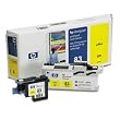 HP 83 UV (C4963A) Yellow OEM Genuine Inkjet/Ink Printhead/Cleaner (Ink Not Included) - Retail