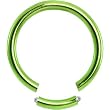 14 Gauge Green Anodized Titanium Segment Ring
