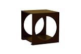 Baxton Sutdios Sebastiano Black oak end table