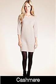 Autograph Pure Cashmere Ribbed Dress
