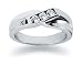 0.21 ctw. Woman's Round Diamond Wedding Band in 14K White Gold
